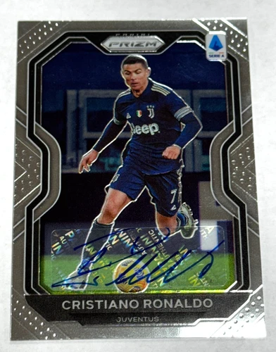 Cristiano Ronaldo /68 Auto 2020-21 Panini Chronicles Prizm Soccer #11 Juventus