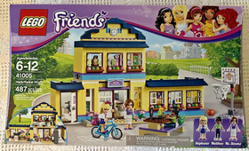 S393-Vtg-LEGO Friends-41005-Heartlake High-487pc/2 Manuals /Box-Original & Compl