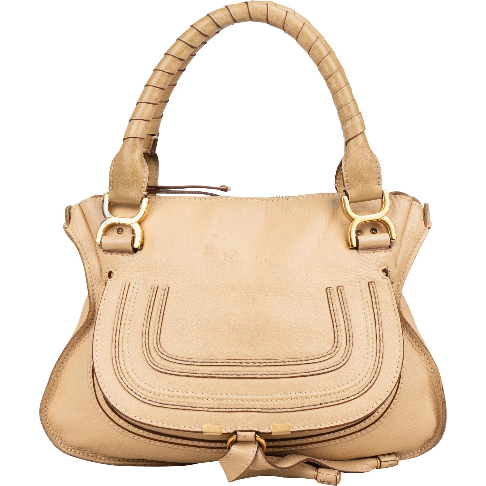Chloé Grained Leather Marcie Handbag Bag