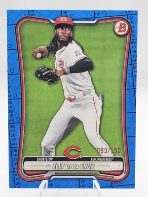 2026 Bowman Elly De La Cruz #44 Blue Pattern /150 Cincinnati Reds