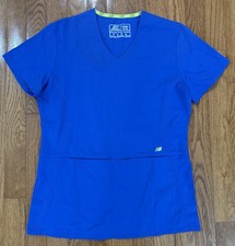 New Balance Blue Scrub Top Doctor Nurse Medical Women's XXS