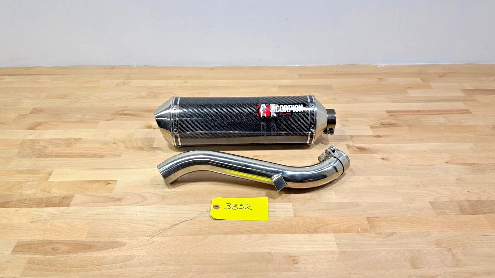 Scorpion Exhaust Carbon Slip-on and link pipe