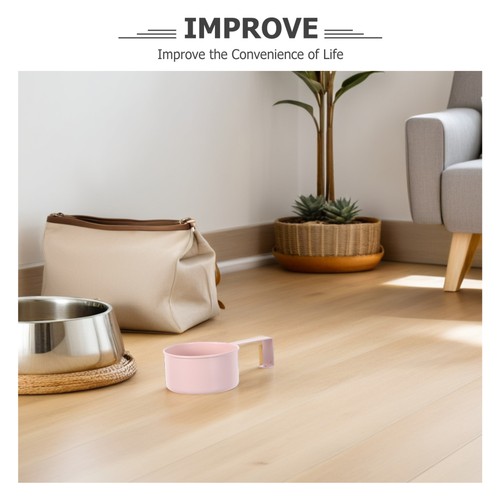  Secchio Detersivo Lavaggio Appendere Cucchiaio Ferro Cibo Cani Scoop Cucina Polvere - Foto 10 di 12