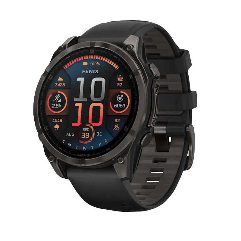 Garmin Fenix 8 51mm AMOLED Sapphire Carbon Gray Titanium Smartwatch 010-02905-20-image