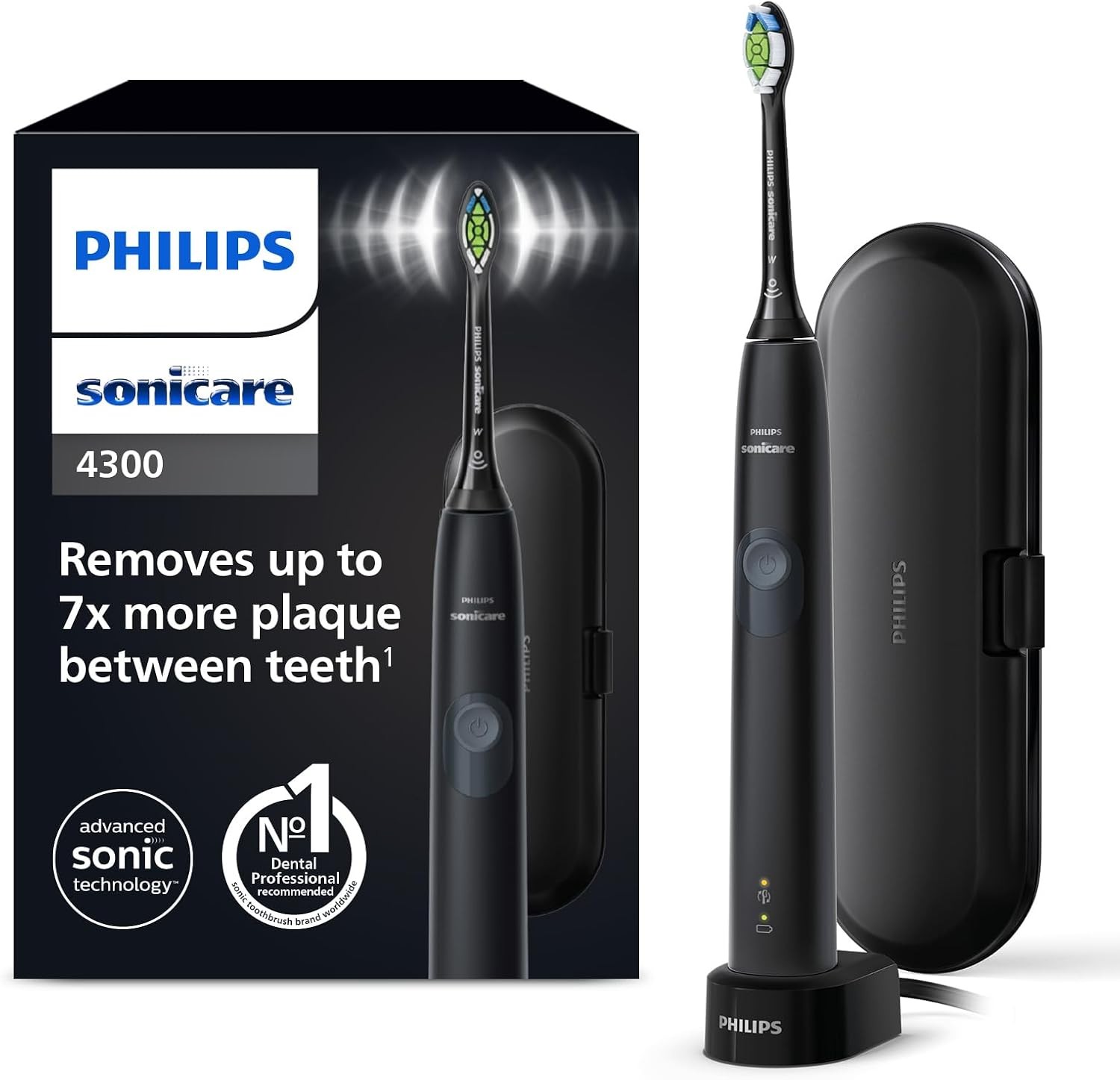 Philips Sonicare Protectiveclean 4300 Sonic Electric Toothbrush - Image 3
