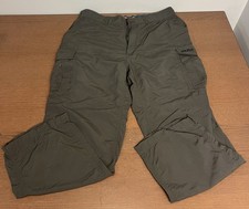 Bear Grylls by Craghoppers Men's Olive Green Cargo Hiking Pants Size 36 x 30