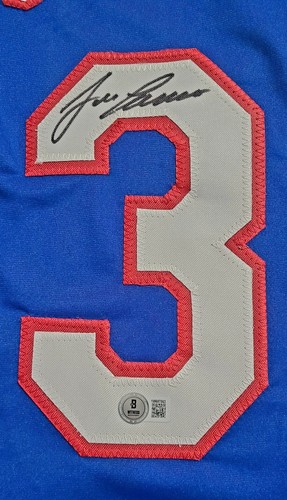 Jose Canseco Autographed (Beckett) Texas Rangers Jersey.