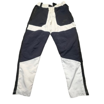 Nike Sportswear NSW Nike Colorblock White Black Pants Men Small Y2K Sweatpants