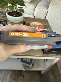 NES ORB.3D Game CIB / 3d glasses included & Manual W/Nintendo Hard Plastic Case