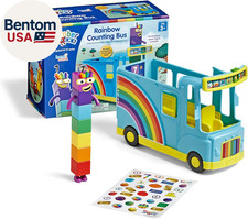 Numberblocks Rainbow Counting Bus, Music Toys for Kids Ages 3-5, Toddler Musical