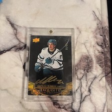 2024-25 UD The Cup Exquisite Collection Macklin Celebrini Gold AUTO Rookie /25📈