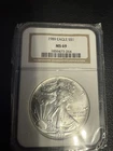 1989 American Silver Eagle NGC MS69 1 oz .999 Fine Silver ASE Dollar Coin