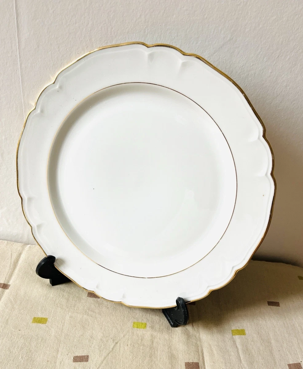 Composition Assiettes à Entremet vintage porcelaine de Limoges