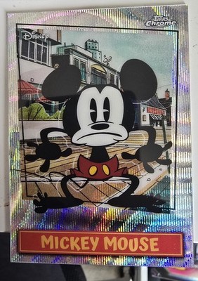 Topps 2026 Disney Neon Chrome Mickey Mouse Mickey Shorts Short Print MSSP-4 Rare