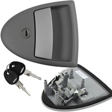 FAP Serrure de Porte Außenschloss Caravanes Mobiles Ff-System Triangle 1 Gris