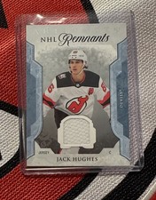 JACK HUGHES 2023-24 ARTIFACTS HOCKEY NHL REMNANTS JERSEY PATCH NR-JH NJ DEVILS