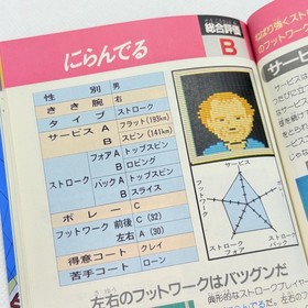 Family Tennis Hisshou Kouryakuhou Guide Book 1986 Nintendo Famicom FC Namco