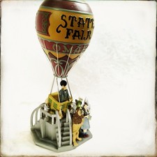Wizard Of Oz State Fair Hot Air Balloon Collector Piece Plays Over The Rainbow.