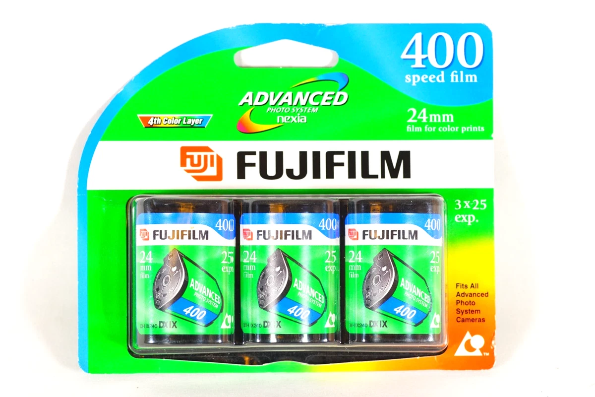 富士フィルム APSフィルム nexia400 3個、 ヨドバシ.com - 富士フイルム FUJIFILM フジカラー NEXIA 400 25枚撮 3