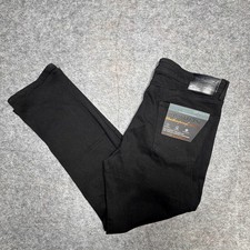 Weatherproof Vintage 1948 Selects Mens 38x32 Black Straight Fit Weathersoft Pant