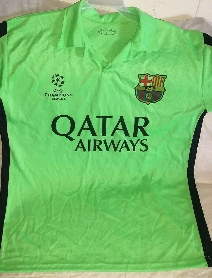 CAMISA VERDE DEL BARCELONA FC eBay