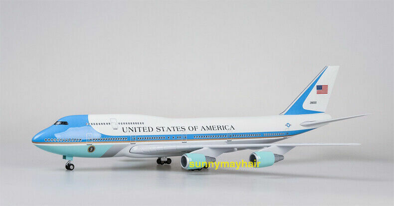 モデルプレーン　エアフォースワン747 Resin US Air Force 1 B747 Boeing 747 1/150 Scale Plane Model