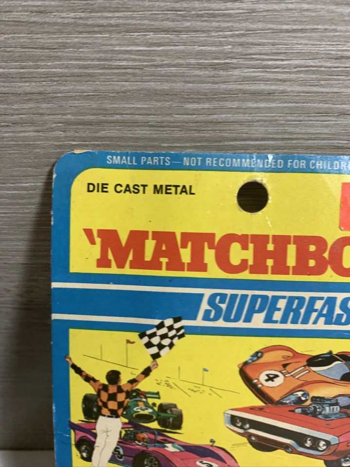 1971 年火柴盒 Lesney Superfast 40 Guildsman Windows NOS NOC *罕见卡* — 第 2/4 张图片