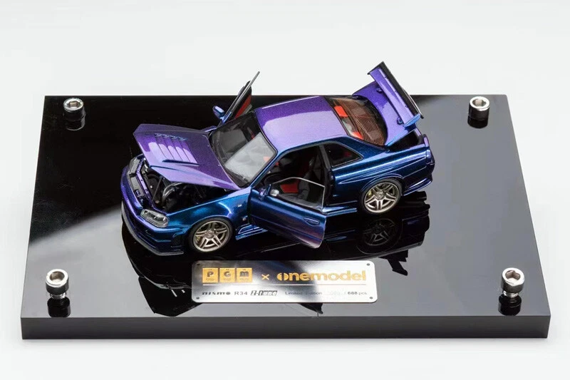 MTECH 1/43 ミニカー R-34 バラつく GT-R ロードスター FD