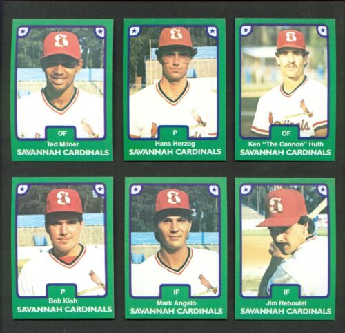 1984 TCMA Savannah CARDINALS #8 HANS HERZOG Martinsburg WEST VIRGINIA