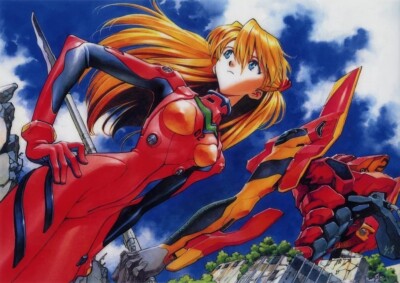 Clear poster] Asuka Langley Soryu Evangelion Kuji Lottery A Prize