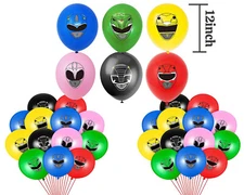 POWER RANGER latex balloon birthday party supplies favor centerpiece decoration