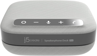j5create USB-C Dual 4K Freisprecheinrichtung Dock Pro, Dual 4K HDMI Audio Dock für Video