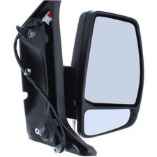 Ford Transit Custom 2012-2019 Black Manual Wing Door Mirror Drivers Side Right