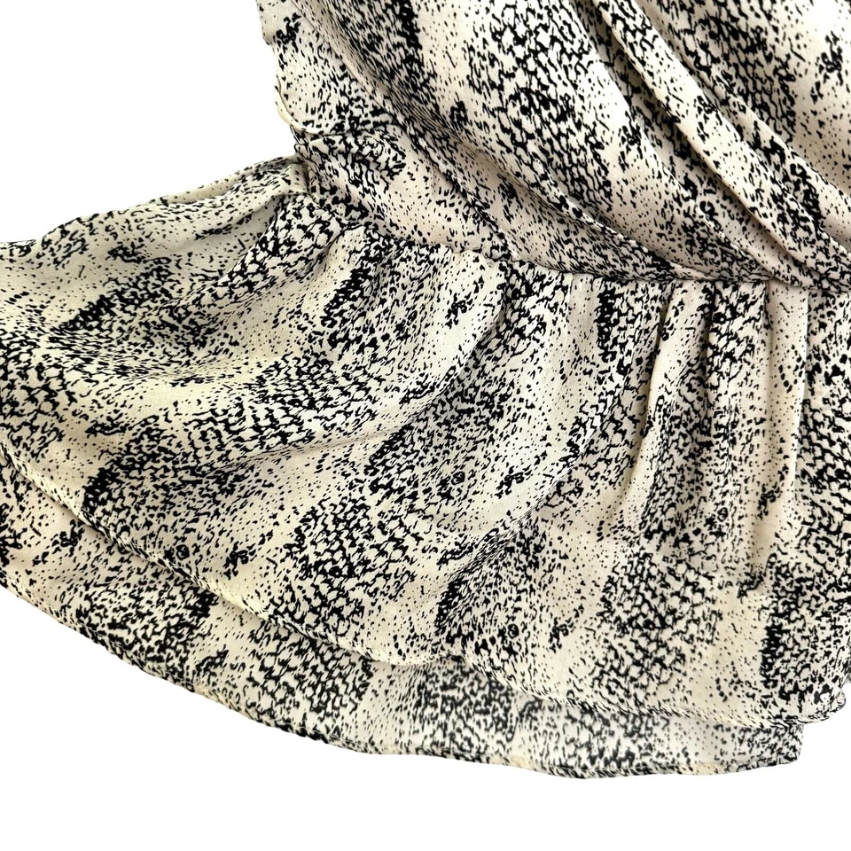 Parker змея животных печати пеплум Sweetheart драпированный без бретелек Топ женщин M новый без ЯРЛЫКОВ - Изображение 3 из 4