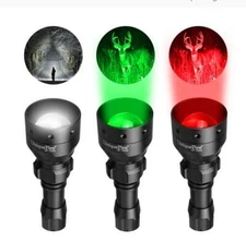 UniqueFire 1503 50MM Lens Zoomable Focus White Green Red LED Flashlight Torch