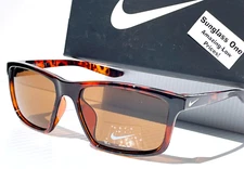 NEW Nike VALIANT Shiny Tortoise Frame Brown Lens Sunglass CW4645 220