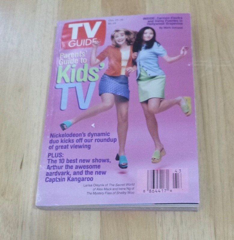 TV Guide  Oct 25-31  1997 Parents Guide to Kids TV Cover Charlotte NC Edition