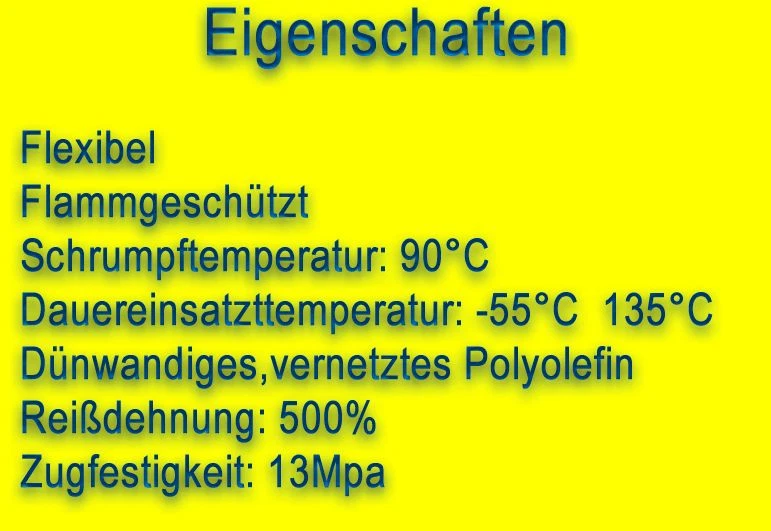 2 Meter Schrumpfschlauch Rot Schwarz 2,4 auf 1,2 mm für dünne Litze + LEDs DIY - Bild 4 von 4