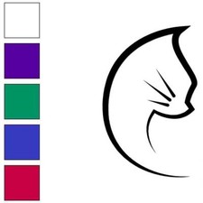 Cat Kitten, Vinyl Decal Sticker, Multiple Colors Sizes 6917
