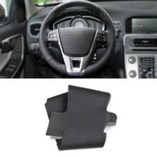 Schwarz Lenkrad Lenkradhülle Leder Lenkradbezug für Volvo V40 XC60 S60 LV60 S80L