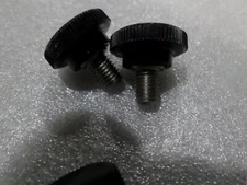 (Qty 2) 1/4-28 x 3/8" Thumb Screw Stainless Steel FAST SHIP  (FINE THREAD) USA