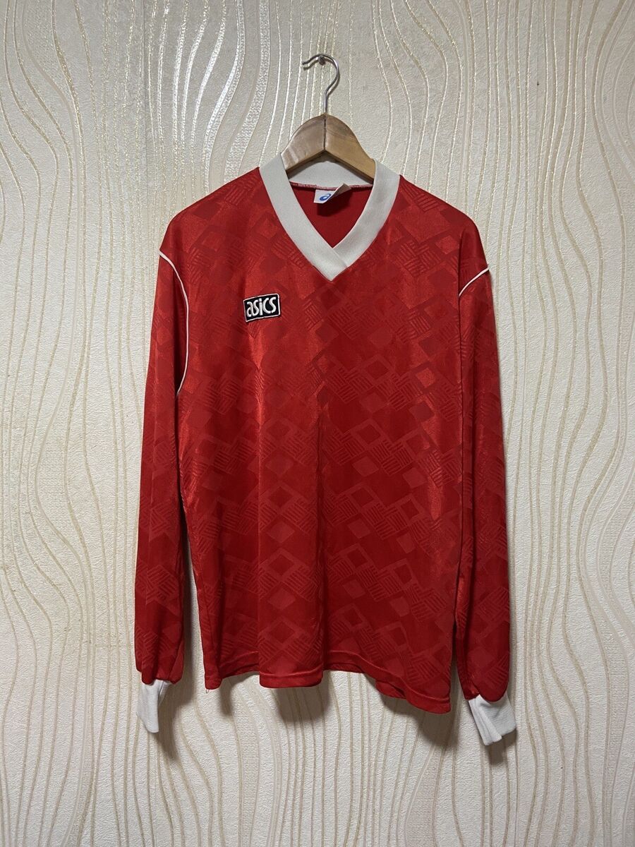 ASICS 1990s TEMPLATE FOOTBAL SHIRT SOCCER JERSEY LONG SLEEVE ASICS 1990s TEMPLATE FOOTBAL SHIRT SOCCER JERSEY LONG SLEEVE