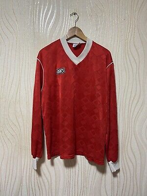 ASICS 1990s TEMPLATE FOOTBAL SHIRT SOCCER JERSEY LONG SLEEVE ASICS 1990s TEMPLATE FOOTBAL SHIRT SOCCER JERSEY LONG SLEEVE