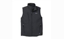 NWT 100% Authentic UBS / Credit Suisse Swiss Quilted Banker Vest Black L