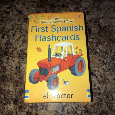 SPANISH, 50 Cards   Treasury of Farmyard Tales First Words Flashcards FREE SHIP