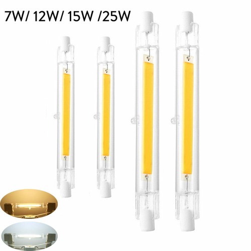 LED R7s J78 J118 7W 12W 15W 25W Dimmable COB Floodlight Glass Ceramic