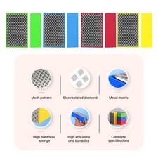 1/4 PcsDiamond Polishing Hand Pad Block For Ceramic Tile Marble Glass Grinding