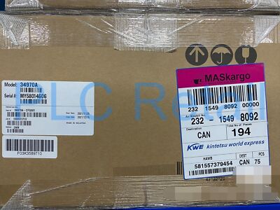 NEW KEYSIGHT 34970A Temperature acquisition instrument FedEx or DHL