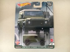Hot Wheels BRITISH HORSEPOWER Land Rover Defender 110 Hard Top (Olive)
