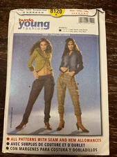 Burda 8120 UNCUT Sewing Pattern, Misses' Pants, Size 6-18